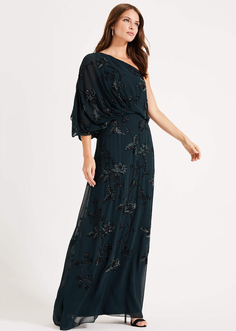 Shirley Embellished Maxi Dress - Ever Green