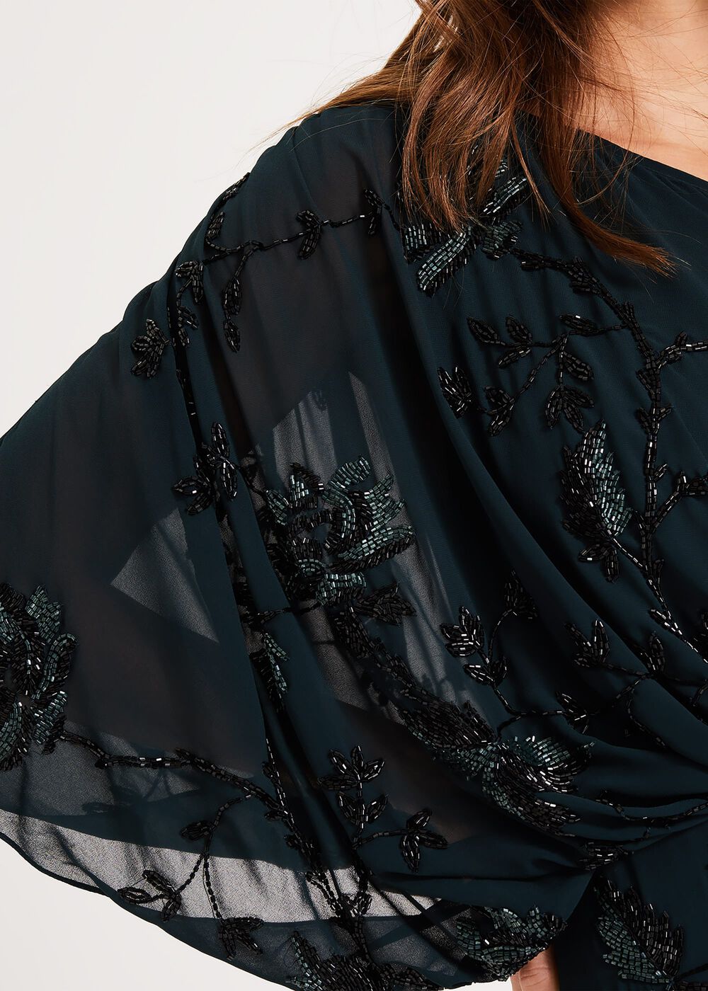 Shirley Embellished Maxi Dress - Ever Green