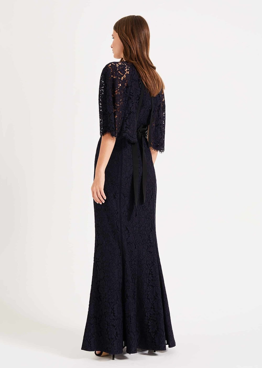 Cianna Lace Maxi Dress - Midnight