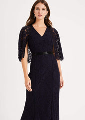 Cianna Lace Maxi Dress - Midnight