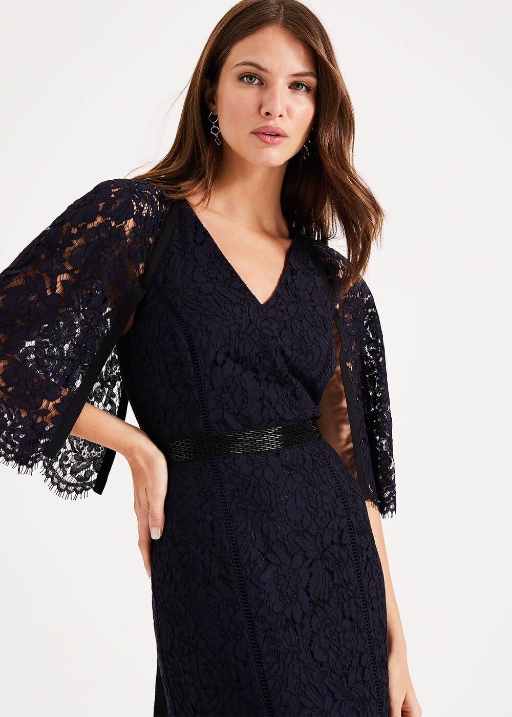 Cianna Lace Maxi Dress - Midnight