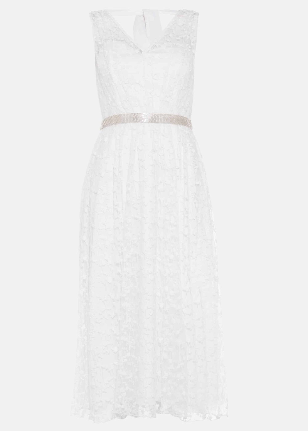 Amalia Embroidered Wedding Dress - Ivory