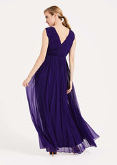Marion Crinkle Maxi Dress - Violet
