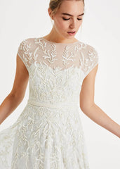Mylee Embellished Wedding Dress - Antique Cream
