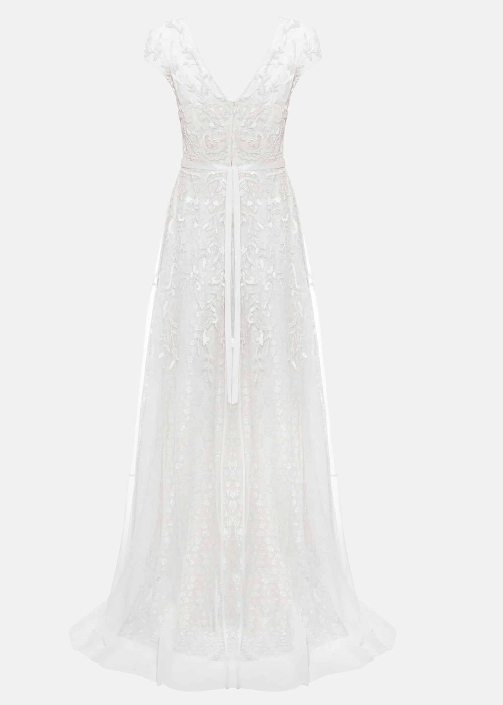 Mylee Embellished Wedding Dress - Antique Cream