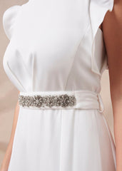 Victoriana Wedding Jumpsuit - Ivory