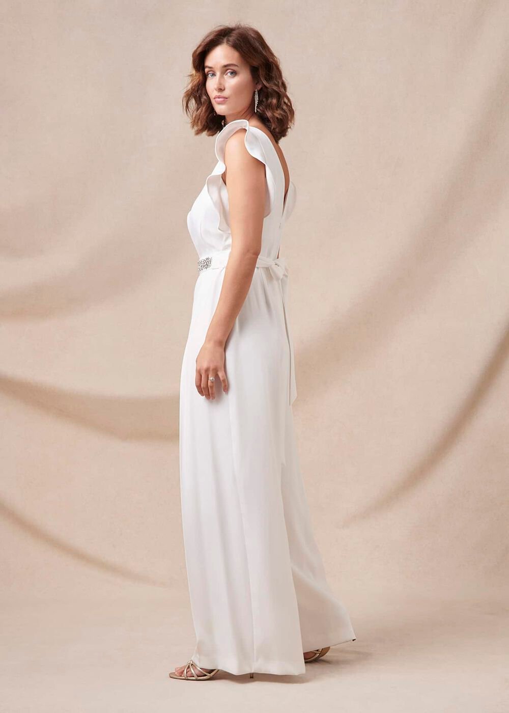 Victoriana Wedding Jumpsuit - Ivory