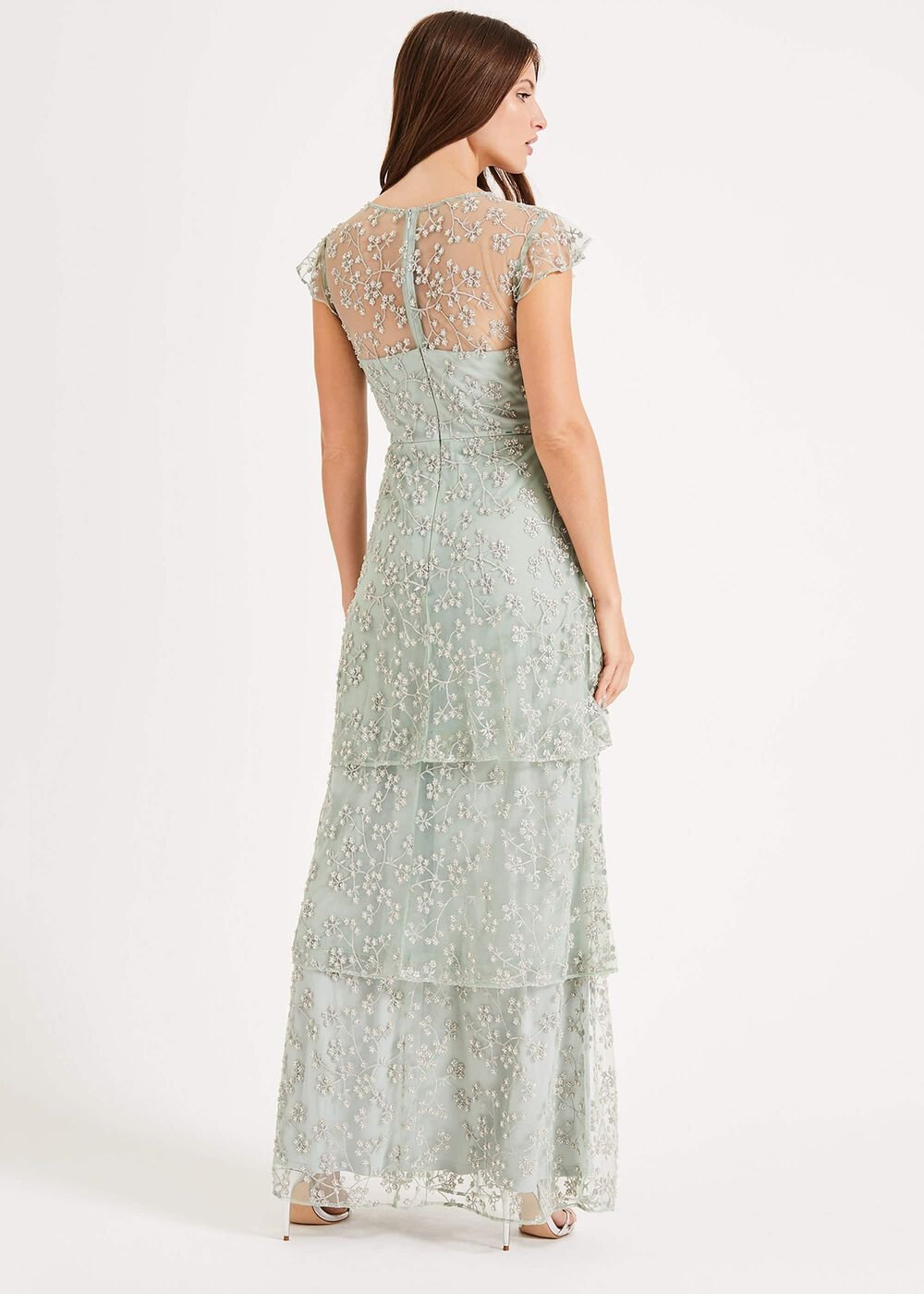 Rai Beaded Maxi Dress - Mint