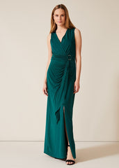 Caylee Drape Maxi Dress - Pine