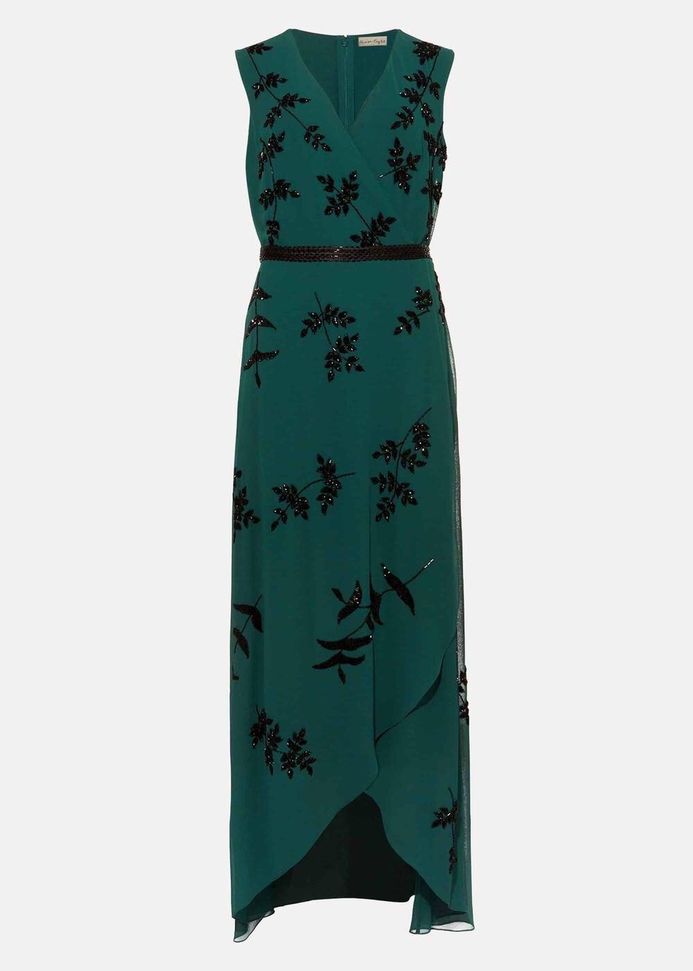 Serena Beaded Dress - Emerald