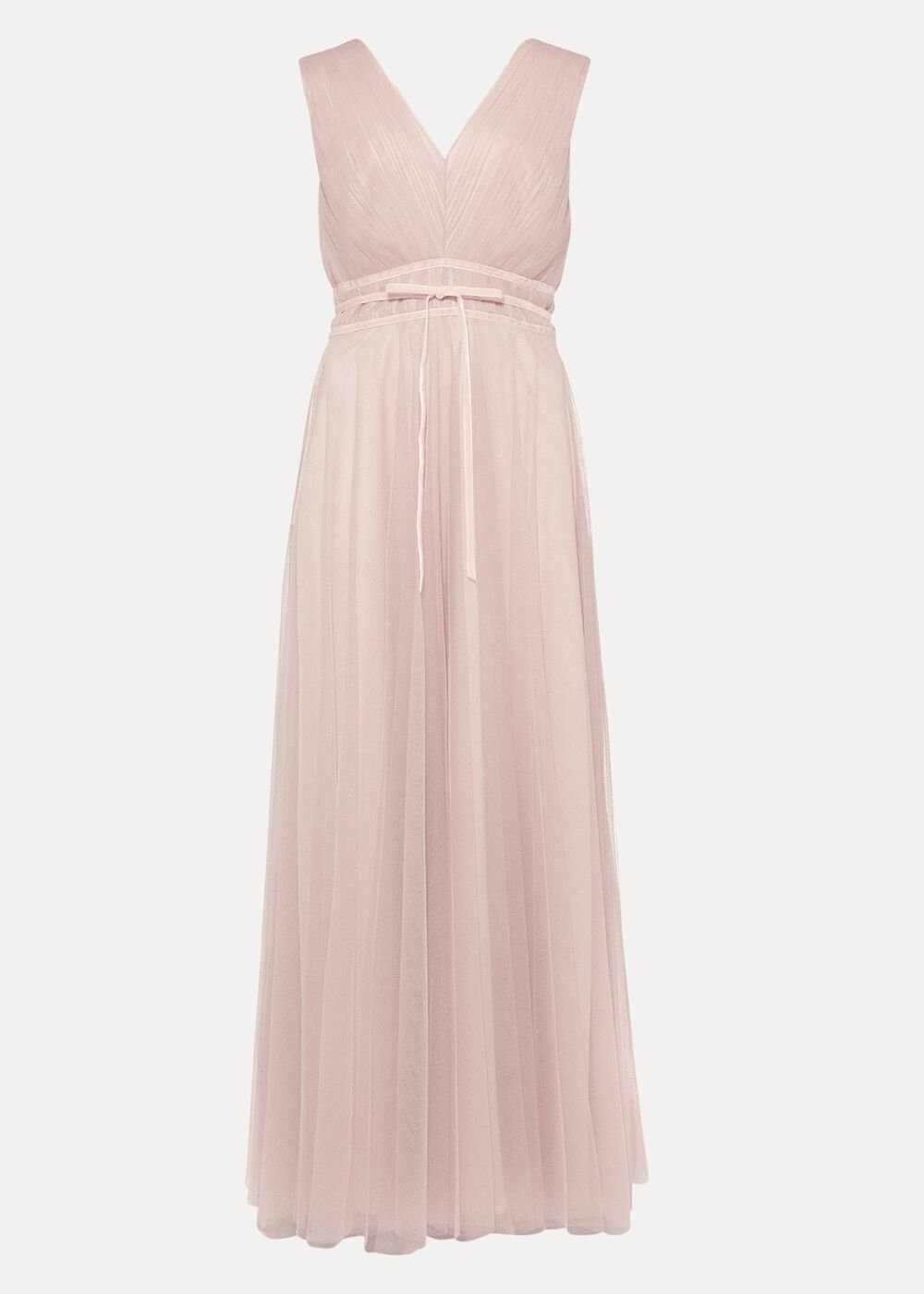 Bronwyn Tulle Maxi Dress - Cameo Pink