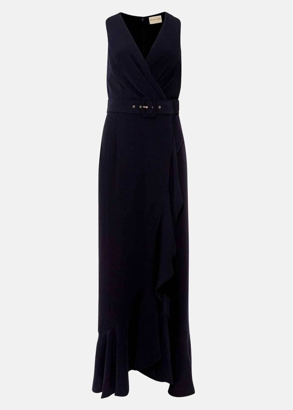 Lara Belted Dress - Navy