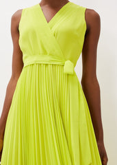 Molly Chiffon Maxi Dress - Lime