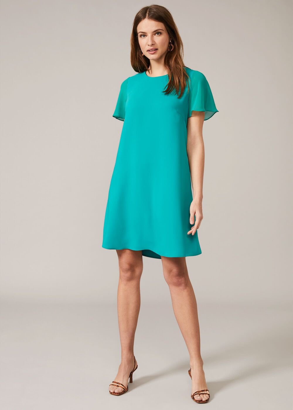 Madelyn Swing Dress - Topaz