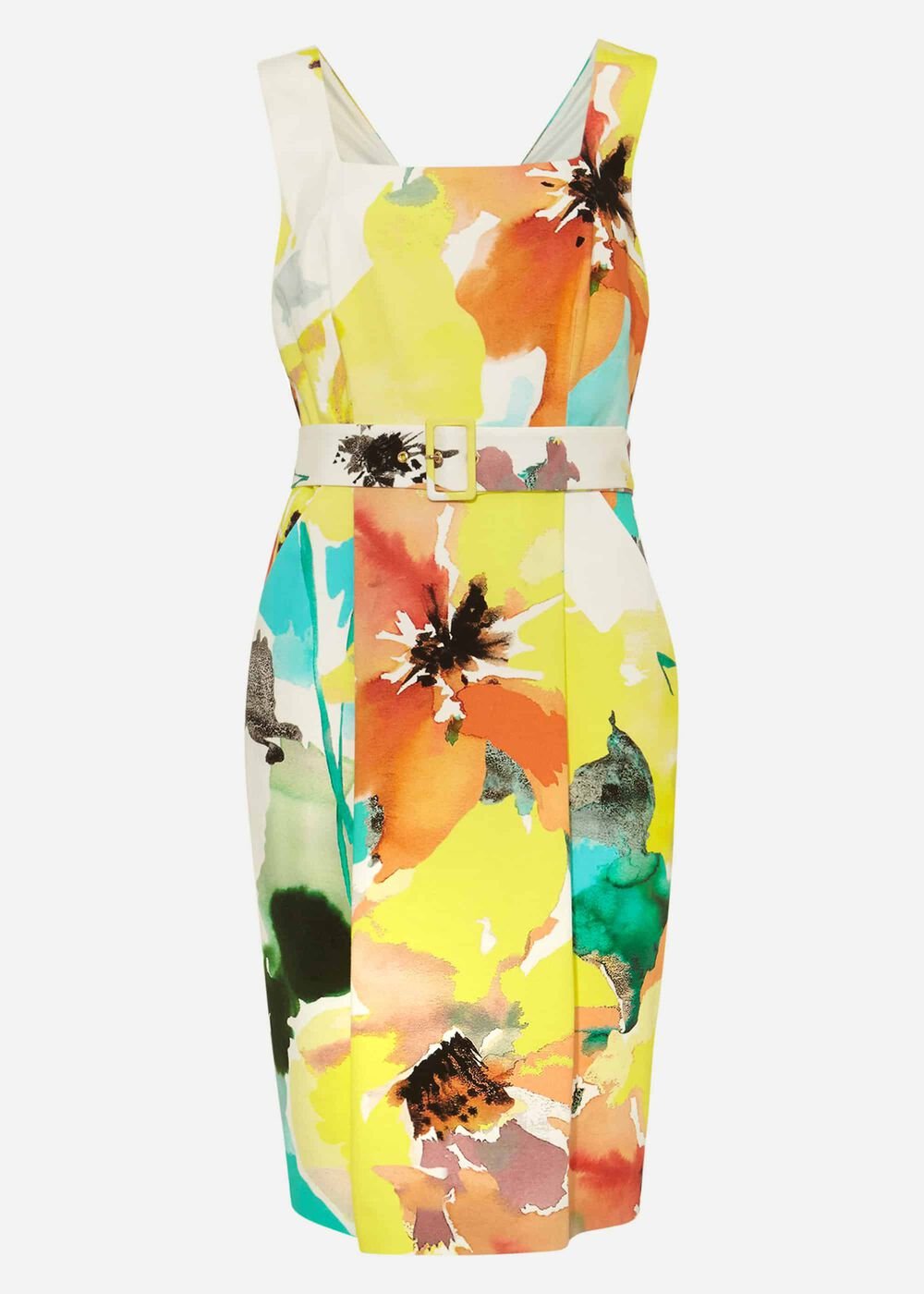 Melita Floral Dress - Ivory Multi