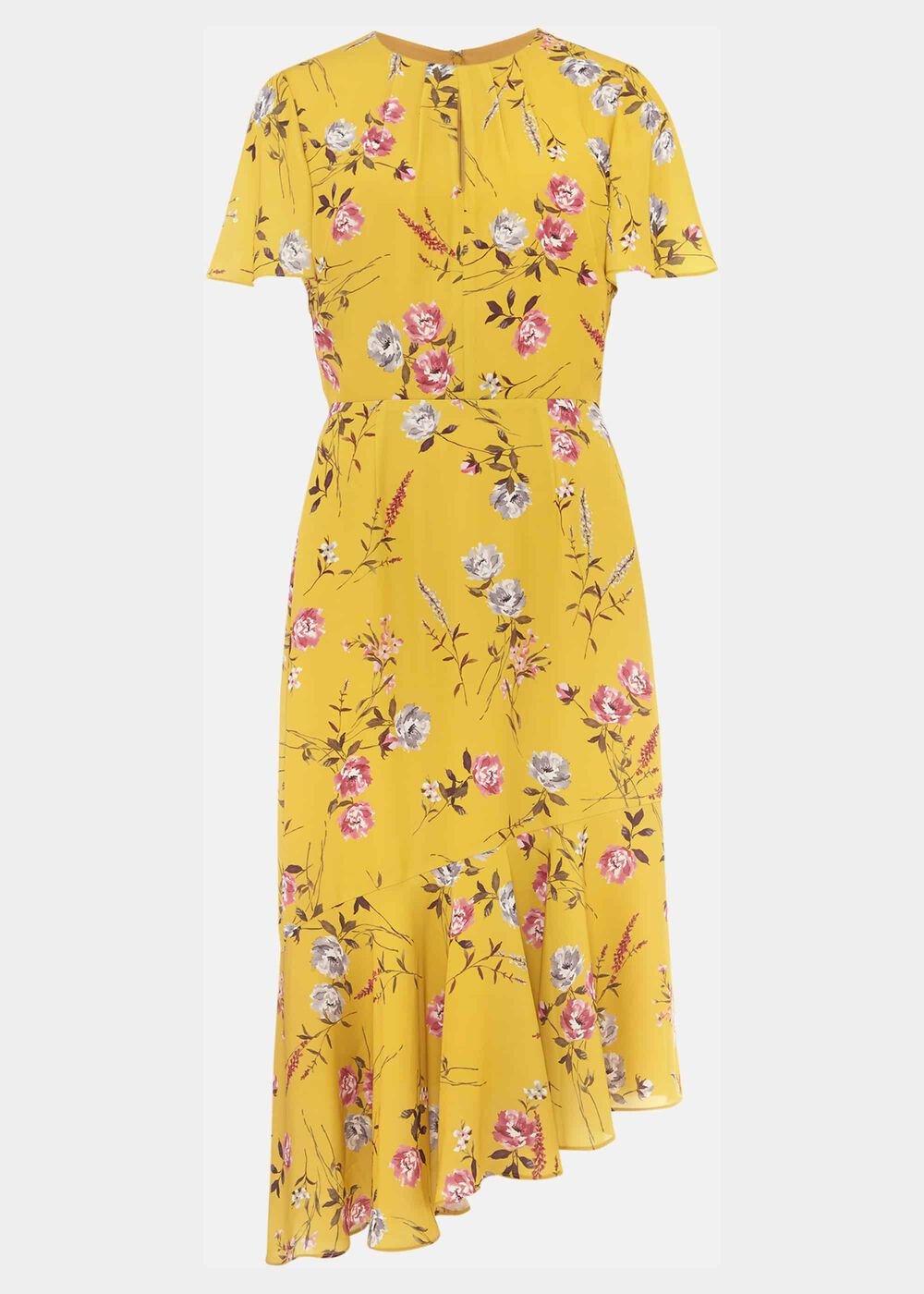 Cecily Print Dress - Citrine