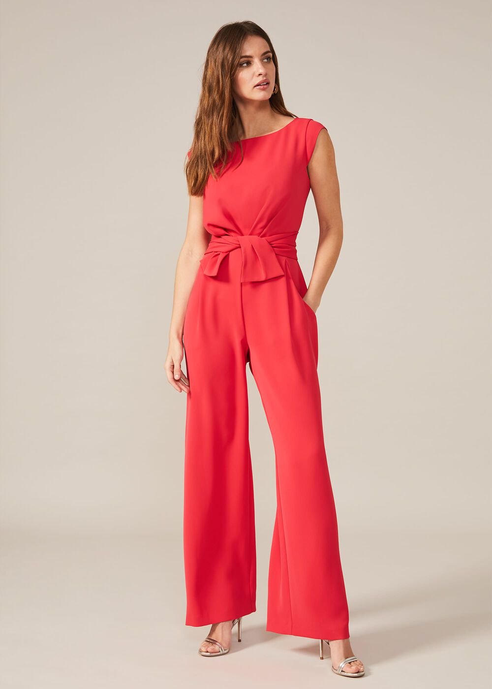 Janey Jumpsuit - Coral