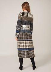 Jacinta Spot Print Dress - Black Multi