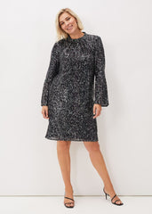 Henrika Embellished Shift Dress - Multi-Coloured