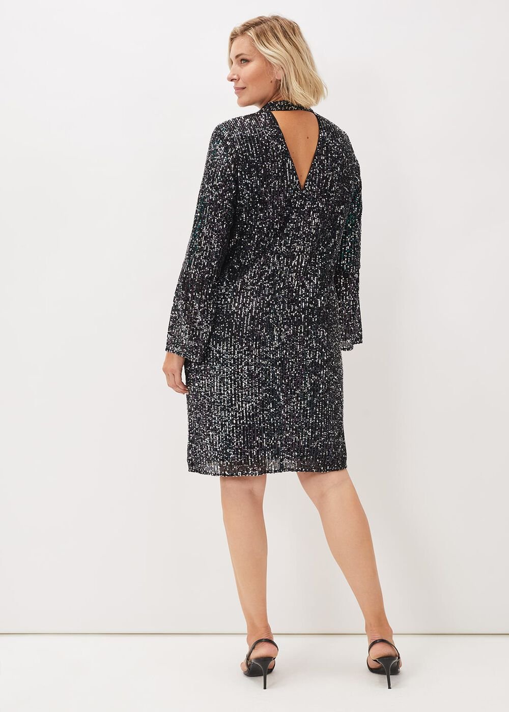 Henrika Embellished Shift Dress - Multi-Coloured