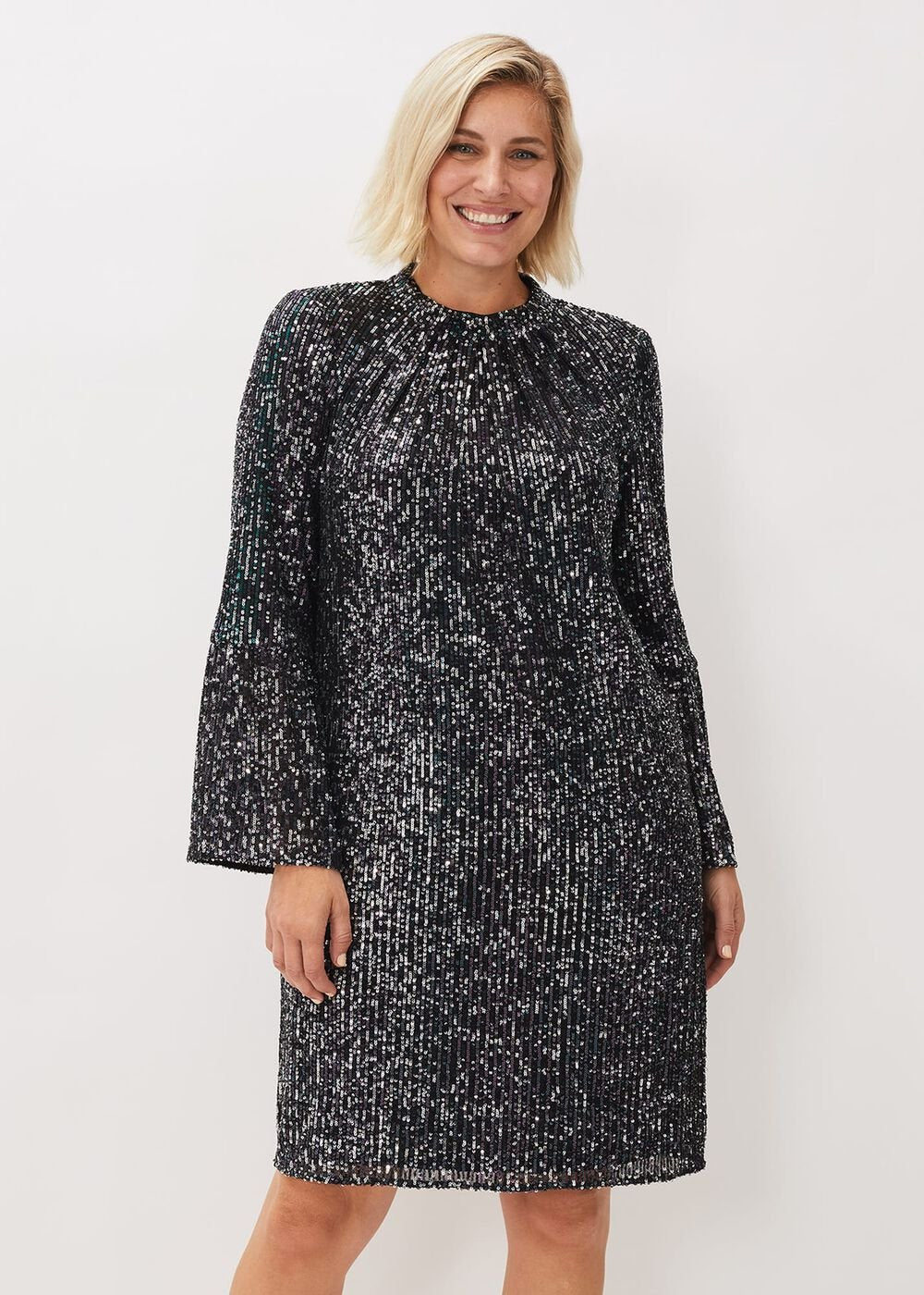 Henrika Embellished Shift Dress - Multi-Coloured