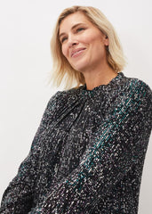 Henrika Embellished Shift Dress - Multi-Coloured