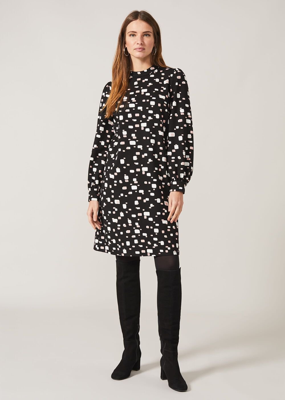 Agnes Tunic Dress - Black