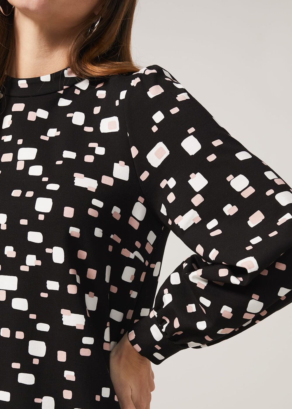 Agnes Tunic Dress - Black