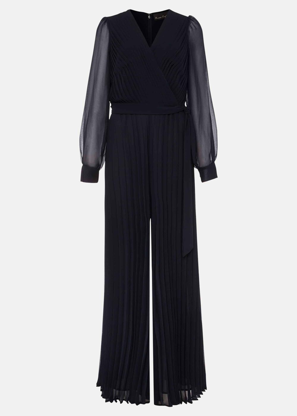 Phoebe Pleated Jumpsuit - Navy