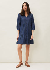 Penele Swing Dress - Chambray