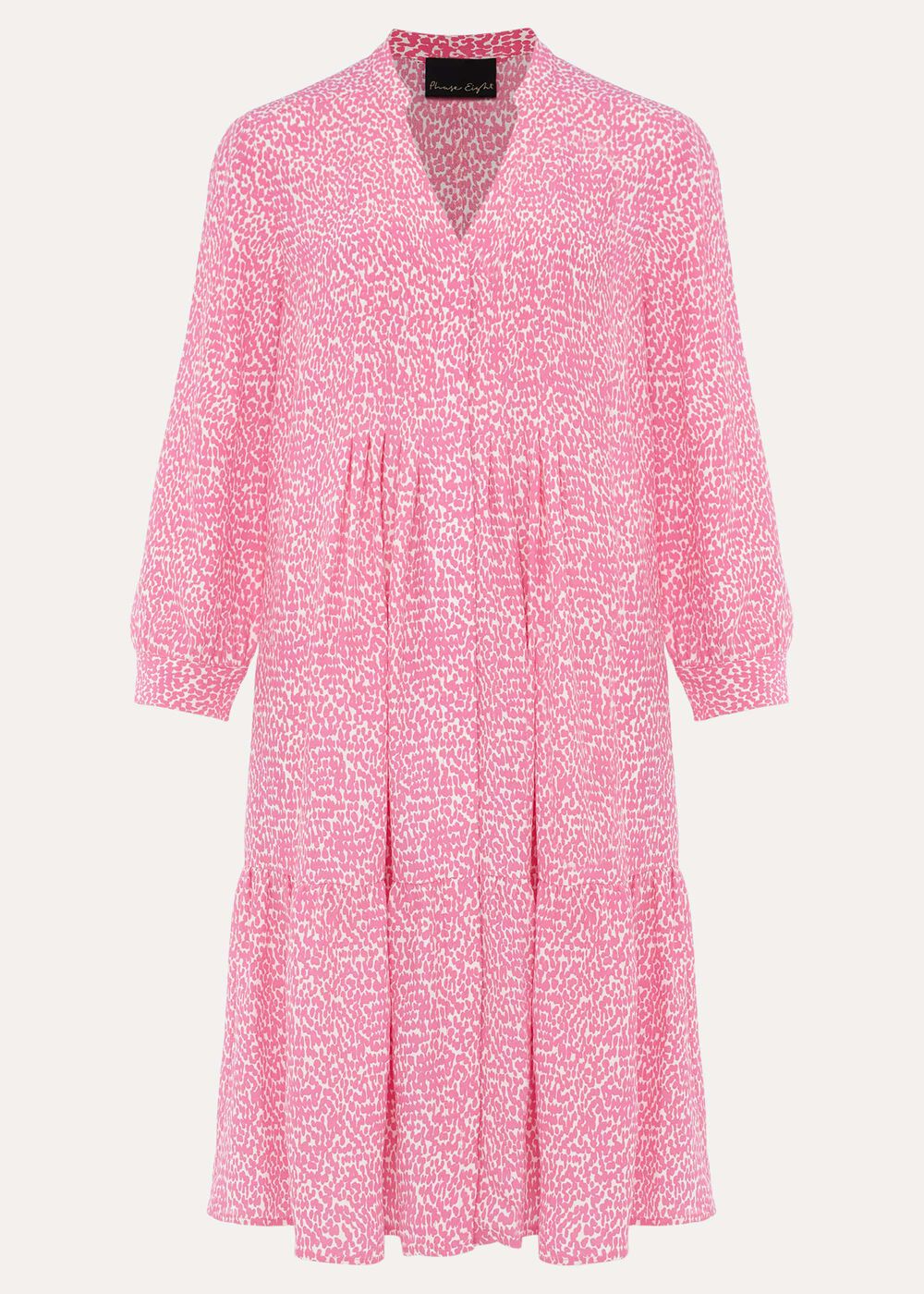 Penele Swing Dress - Pink/Ivory