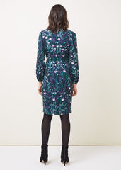 Beatrix Floral Jersey Dress - Multi-Coloured