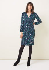 Beatrix Floral Jersey Dress - Multi-Coloured