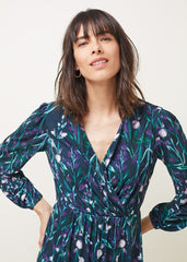 Beatrix Floral Jersey Dress - Multi-Coloured