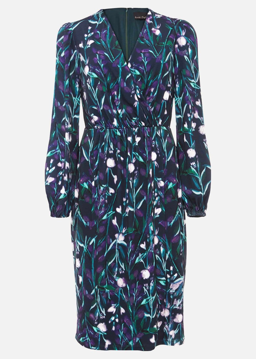 Beatrix Floral Jersey Dress - Multi-Coloured