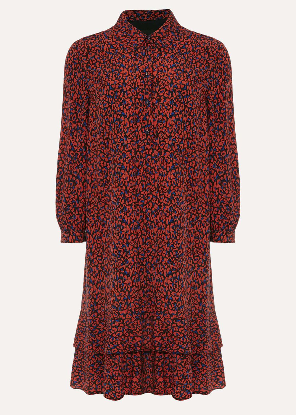 Penele Animal Print Dress - Spice/Ink