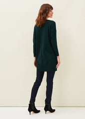 Skylar Knitted Tunic Dress - Forest