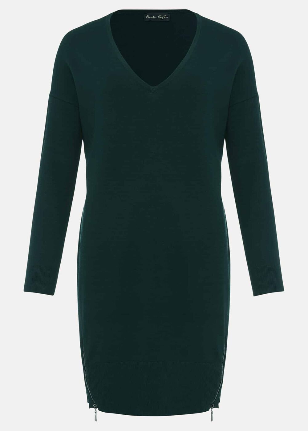 Skylar Knitted Tunic Dress - Forest