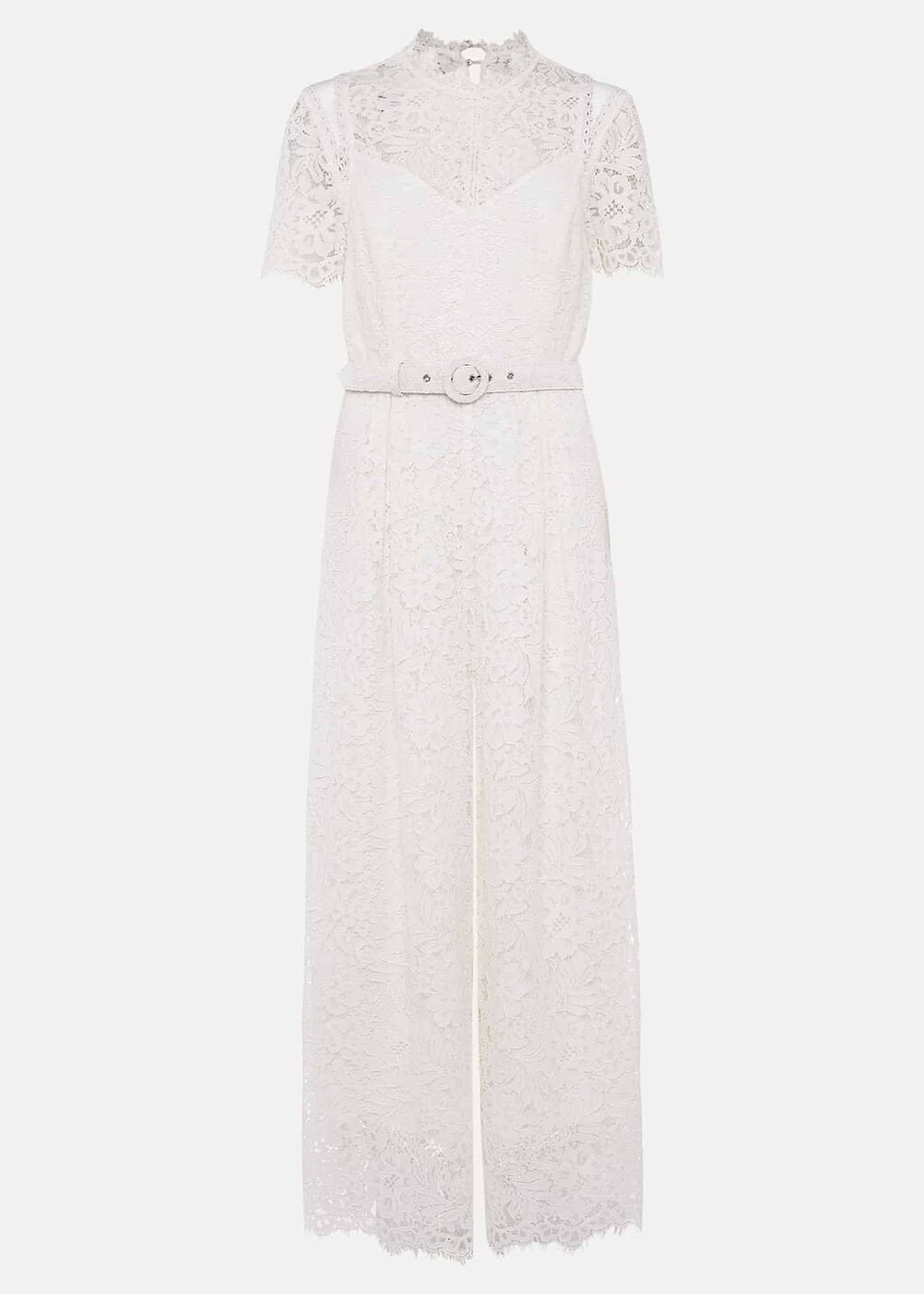 Amaliah Lace Jumpsuit - Ivory