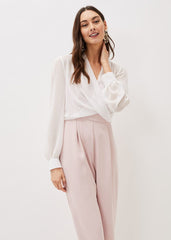 Mindy Wide Leg Jumpsuit - Ivory/Antique Rose