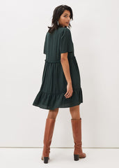 Likita Textured Swing Dress - Green