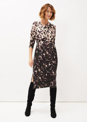 Corrie Abstract Spot Print Dress - Multi-Coloured