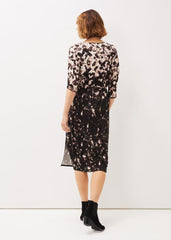 Corrie Abstract Spot Print Dress - Multi-Coloured
