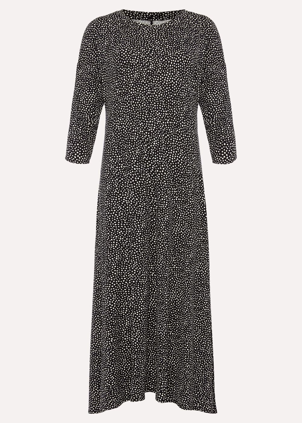 Paris Spot Print Dress - Multi-Coloured