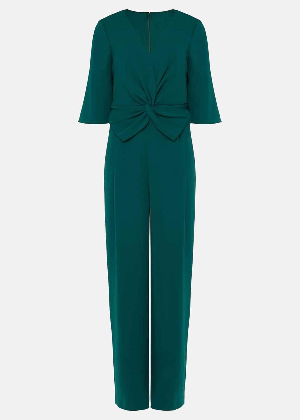 Layla Bow Jumpsuit - Emerald