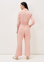 Jarah Denim Jumpsuit - Rose