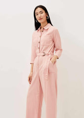 Jarah Denim Jumpsuit - Rose