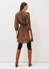 Phillipa Swing Dress - Black/Tan
