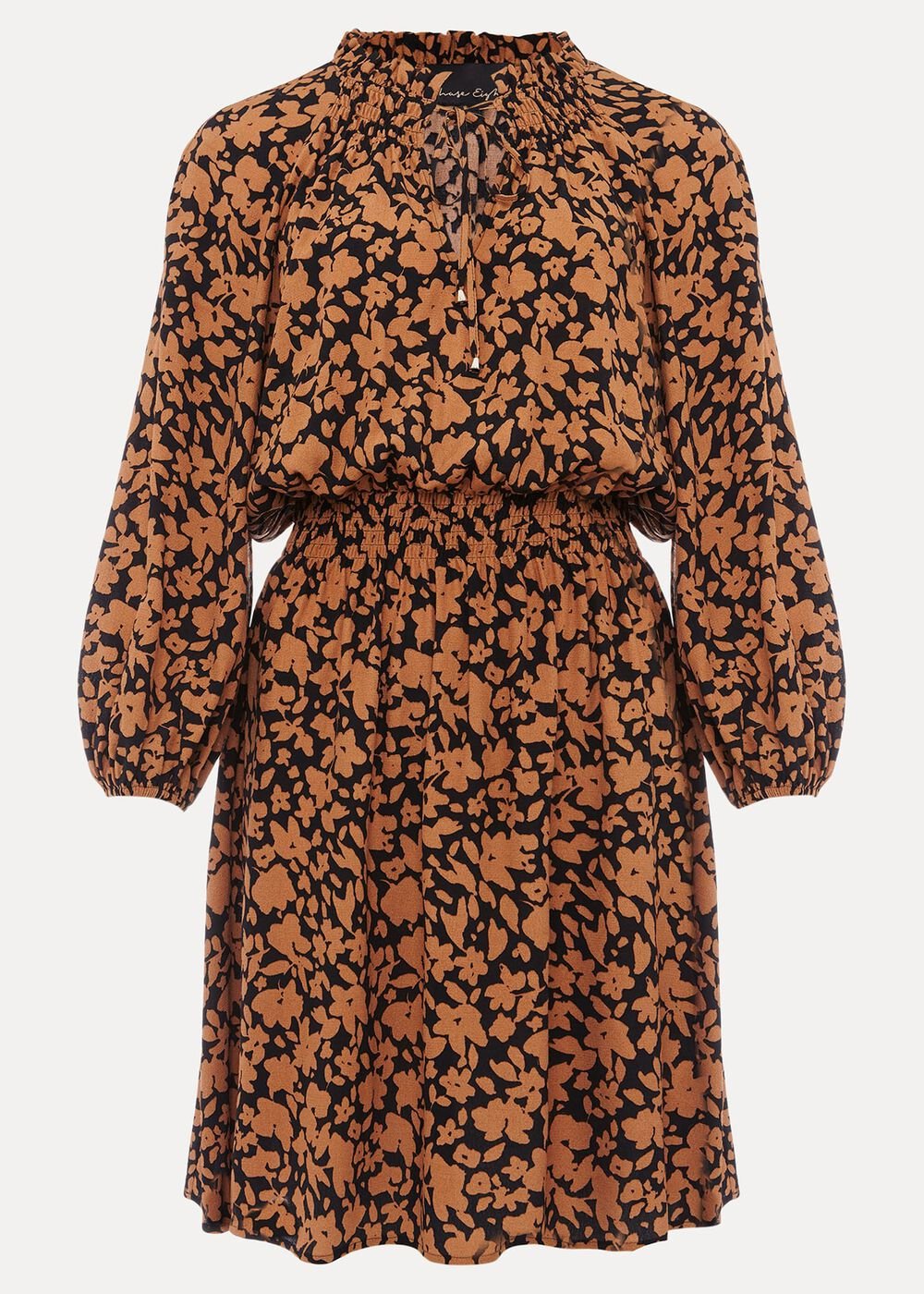 Phillipa Swing Dress - Black/Tan