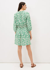 Phillipa Swing Dress - Green/Ivory